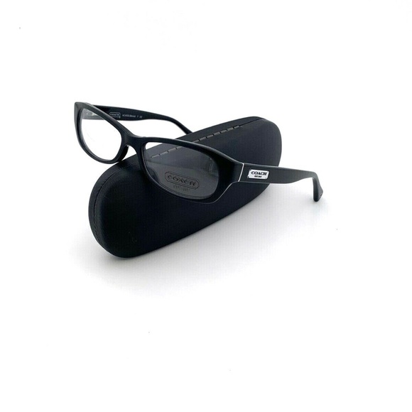 New COACH Frames Black Acetate Womens HC6032 5002 - Picture 1 of 10
